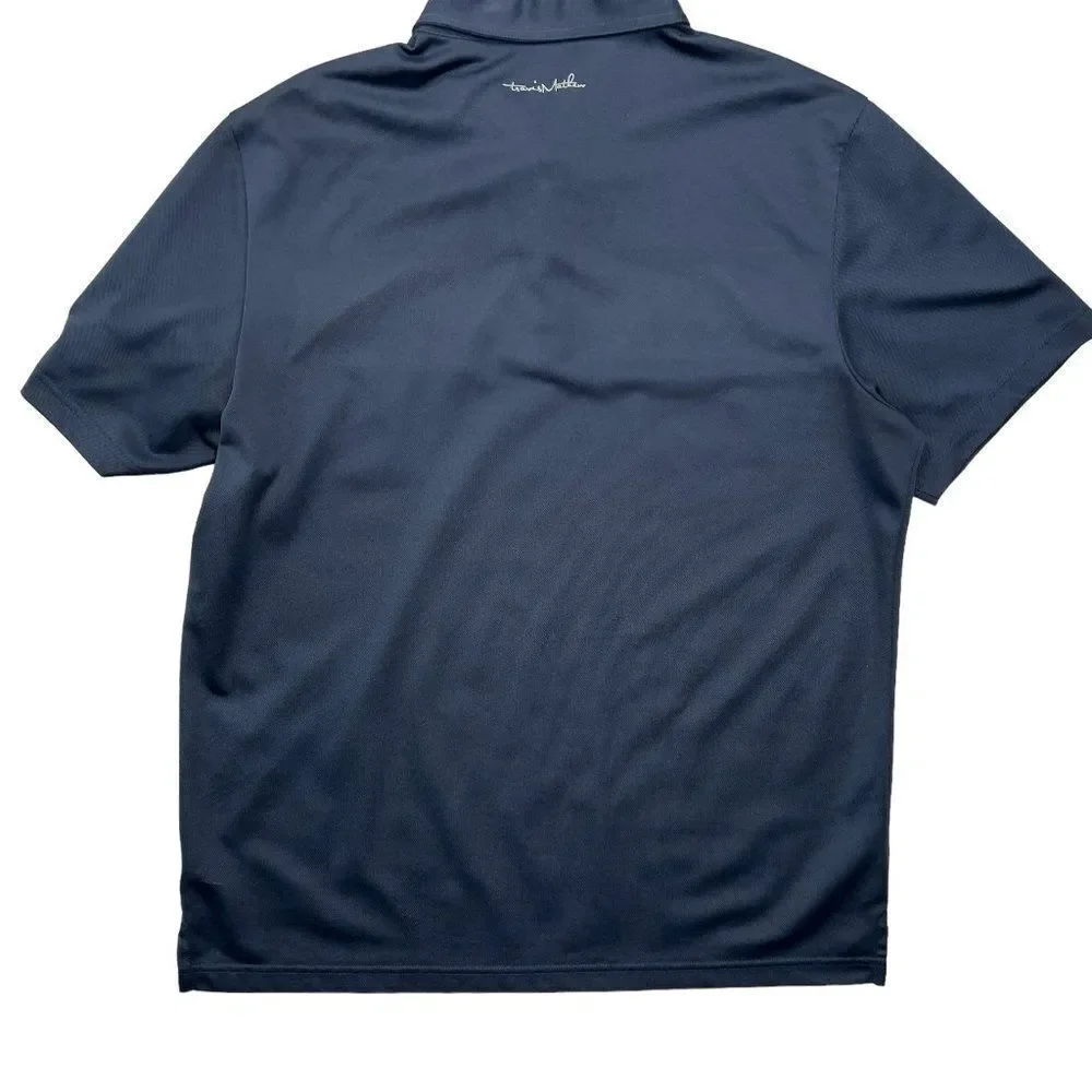 Travis Mathew Golf Polo Men's‎ XL Blue LKQ Corporation Embroidered Shirt